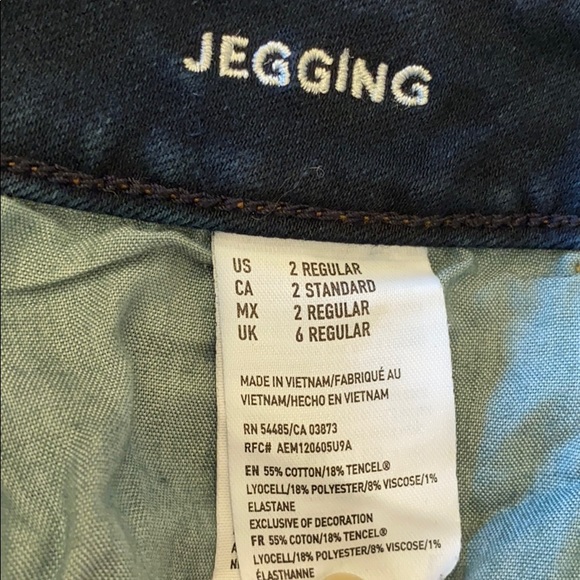 🦅AMERICAN EAGLE OUTFITTERS DENIM SKINNY JEGGING - Picture 3 of 7